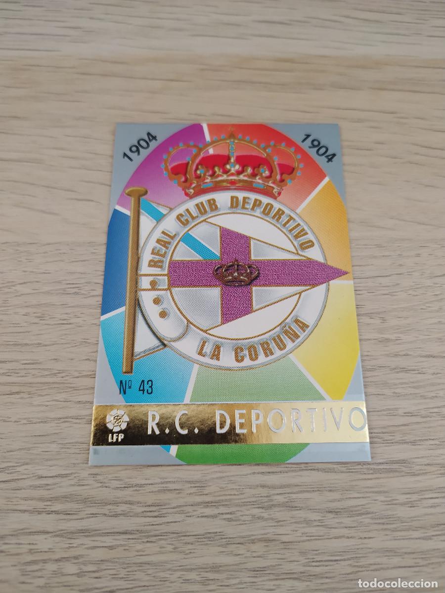 Cromos de F&uacute;tbol: ESCUDO N&ordm; 43 Mundicromo 97 98 Las Fichas de la Liga DEPORTIVO