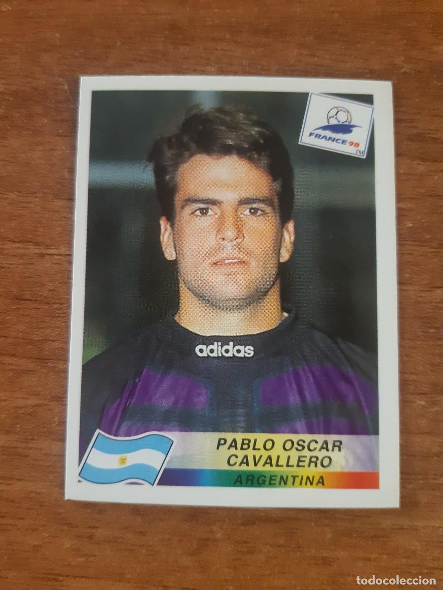 Cromos de Futebol: N&deg;515 Pablo Cavallero (Argentina) Mundial Francia 98 PANINI FRANCE WORLD CUP 1998. Nunca pegado