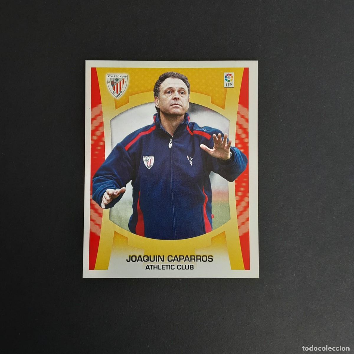 Cromos de F&uacute;tbol: CROMO LIGA 2009 2010 09 10 COLECCIONES ESTE PANINI ENTRENADOR CAPARROS-ATH.BILBAO NUNCA PEGADO