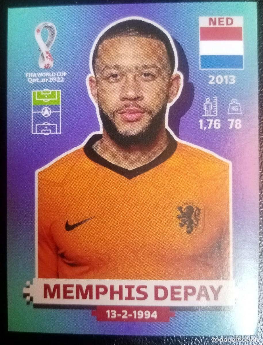 NED18 Memphis Depay (Netherlands) Panini World Cup 2022 Sticker - Solve  Collectibles