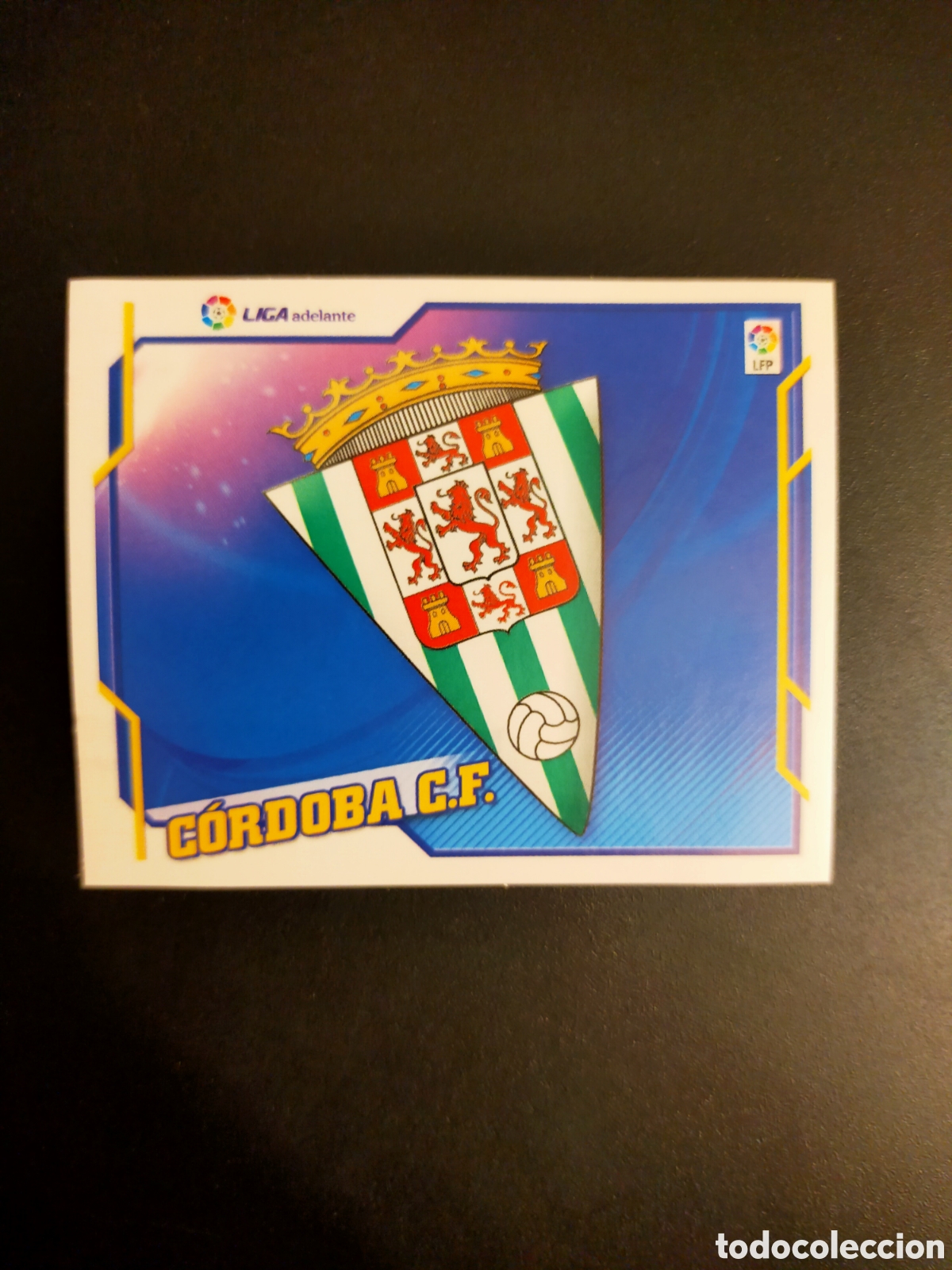 Cromos de f&uacute;tbol: 2010 2011 10 11 ESTE CROMO NUNCA PEGADO EN BUEN ESTADO ESCUDO SEGUNDA DIVISI&Oacute;N CORDOBA