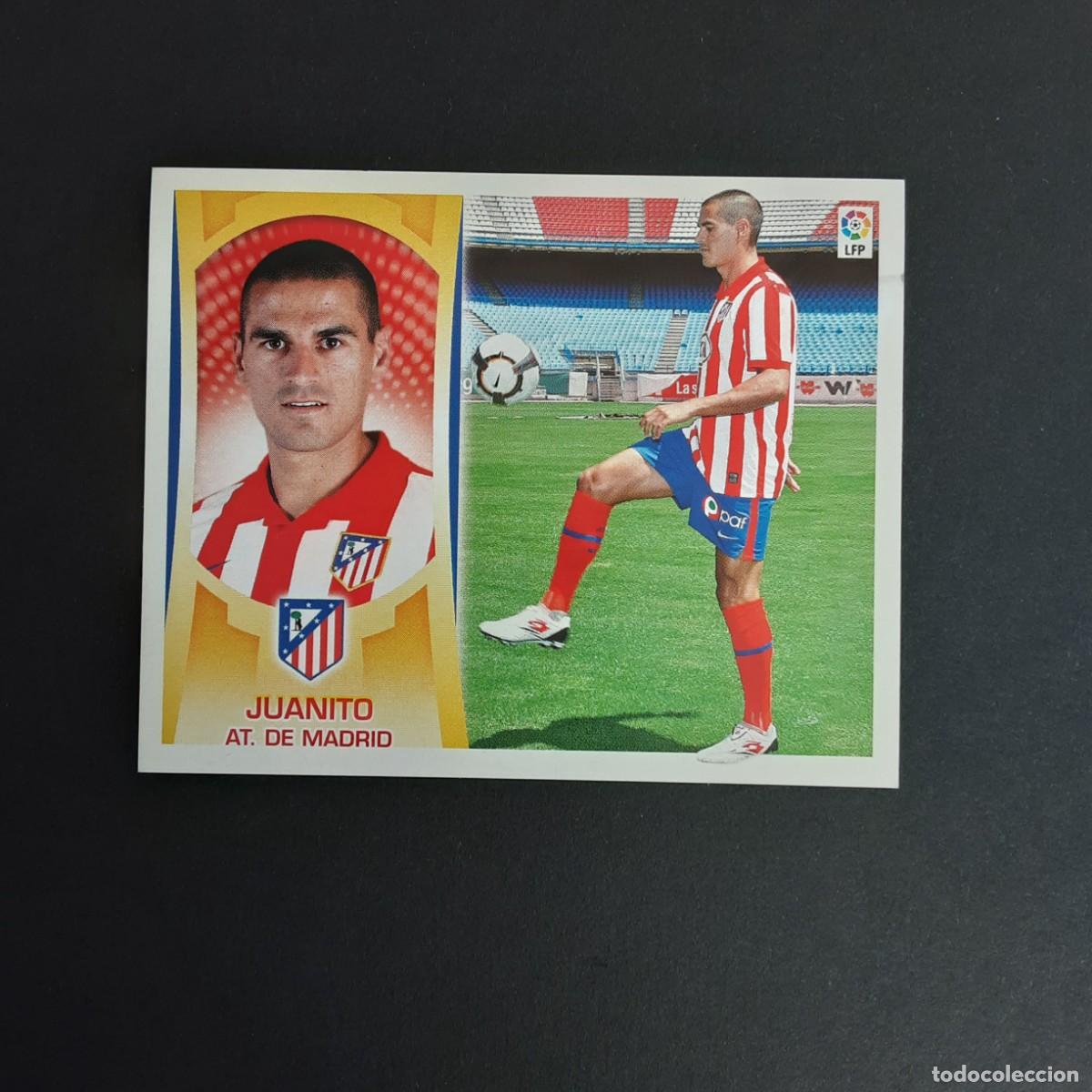 Cromos de Futebol: CROMO LIGA 2009 2010 09 10 COLECCIONES ESTE PANINI N&ordm;6 JUANITO-AT.MADRID NUNCA PEGADO