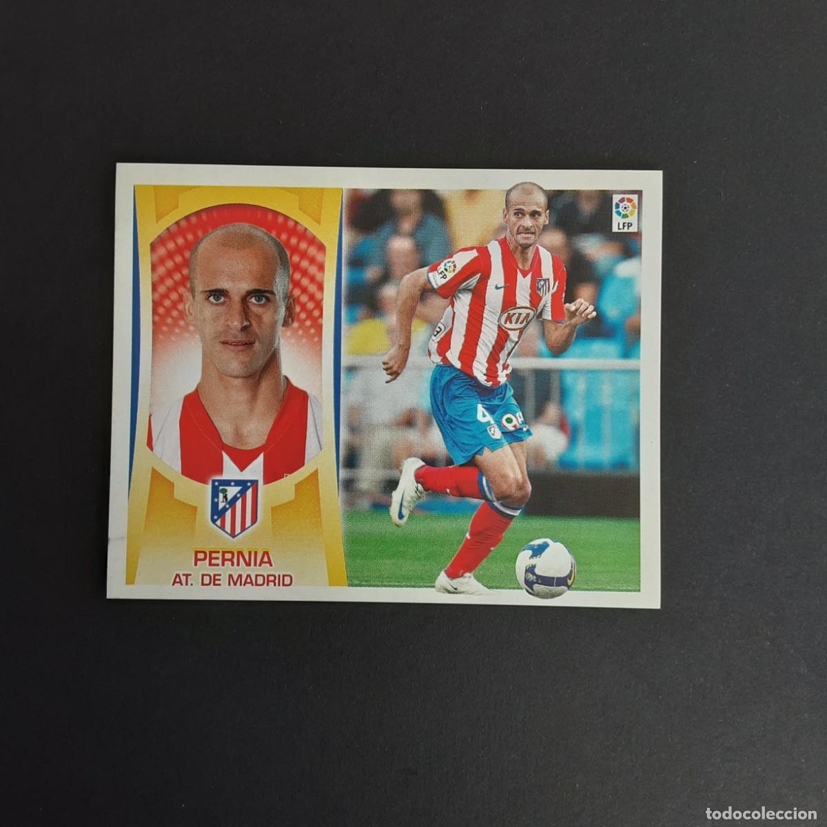 Cromos de f&uacute;tbol: CROMO LIGA 2009 2010 09 10 COLECCIONES ESTE PANINI N&ordm;7B PERNIA-AT.MADRID NUNCA PEGADO