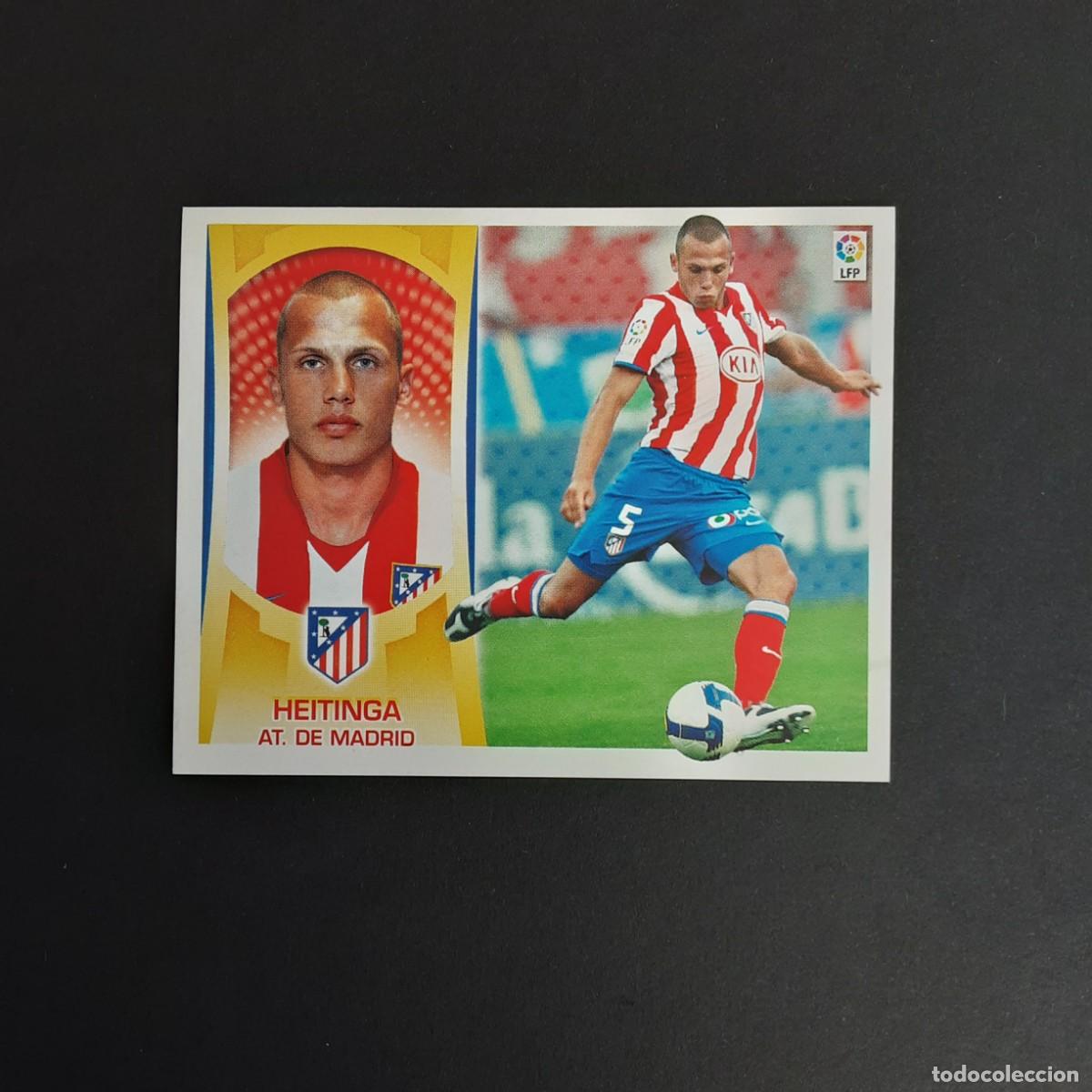 Cromos de f&uacute;tbol: CROMO LIGA 2009 2010 09 10 COLECCIONES ESTE PANINI N&ordm;8 HEITINGA-AT.MADRID NUNCA PEGADO