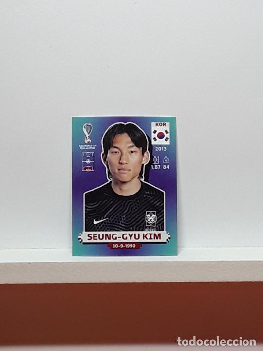 Cromos de f&uacute;tbol: MUNDIAL 2022 WORLD CUP QATAR ALBUM PANINI LIGA N KOR3 KOR 3 KOREA COREA SUR KFA SEUNG-GYU KIM