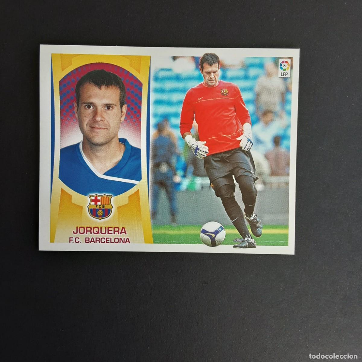 Cromos de f&uacute;tbol: CROMO LIGA 2009 2010 09 10 COLECCIONES ESTE PANINI N&ordm;2B JORQUERA-BARCELONA NUNCA PEGADO