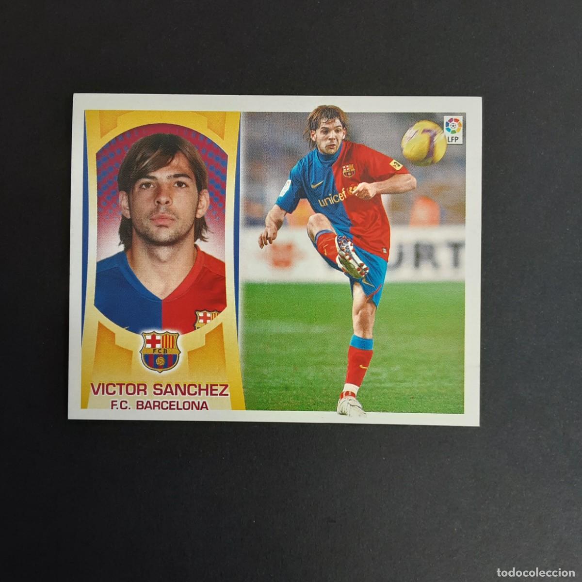 Cromos de f&uacute;tbol: CROMO LIGA 2009 2010 09 10 COLECCIONES ESTE PANINI N&ordm;7B VICTOR SANCHEZ-BARCELONA NUNCA PEGADO