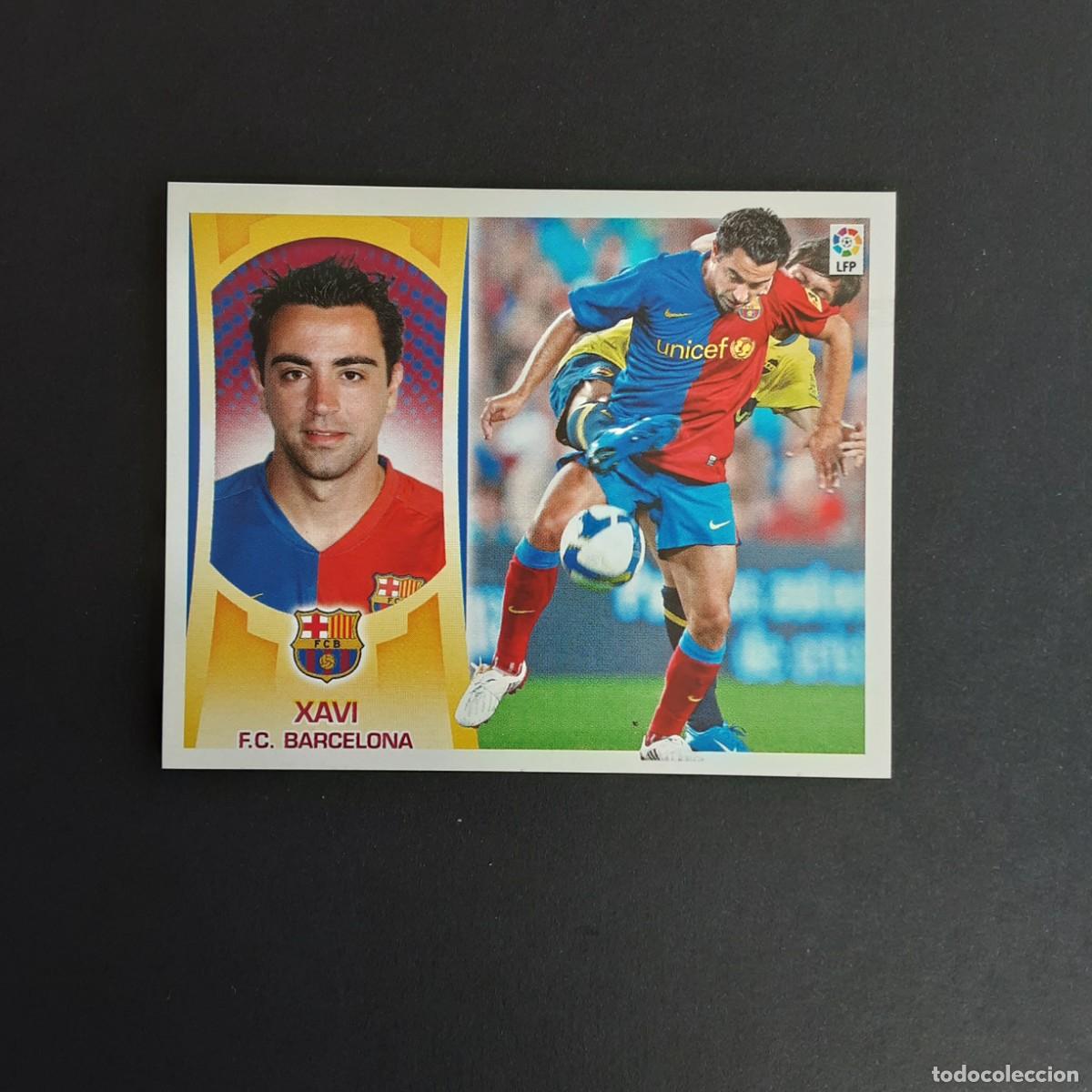 Fu&szlig;ball-Sticker: CROMO LIGA 2009 2010 09 10 COLECCIONES ESTE PANINI N&ordm;11 XAVI-BARCELONA NUNCA PEGADO
