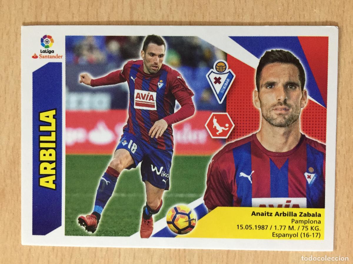Cromos de f&uacute;tbol: 2017-2018 - 3 ARBILLA - SD EIBAR - ESTE - Foto 1
