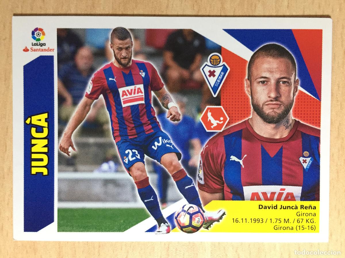 Cromos de f&uacute;tbol: 2017-2018 - 7B JUNCA - SD EIBAR - ESTE - Foto 1