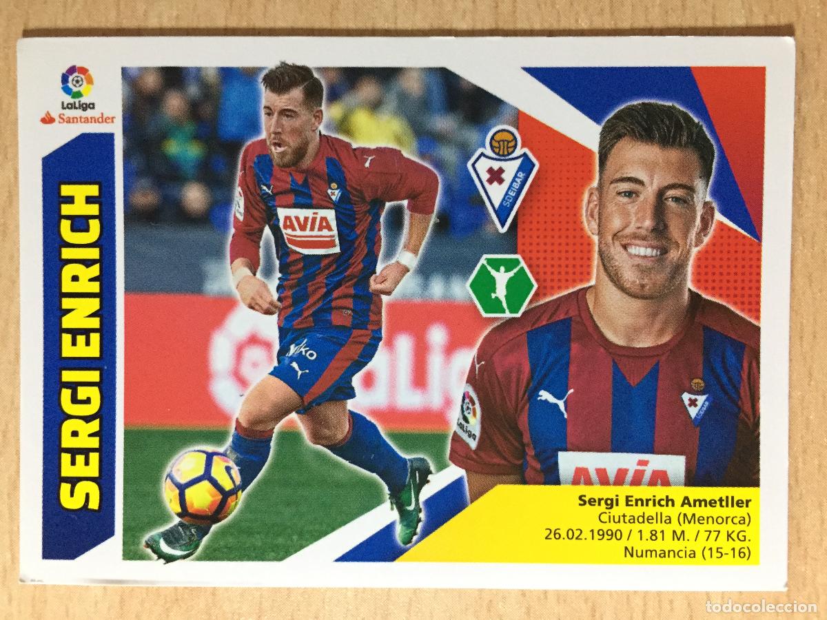 Cromos de f&uacute;tbol: 2017-2018 - 15 SERGI ENRICH - SD EIBAR - ESTE - Foto 1