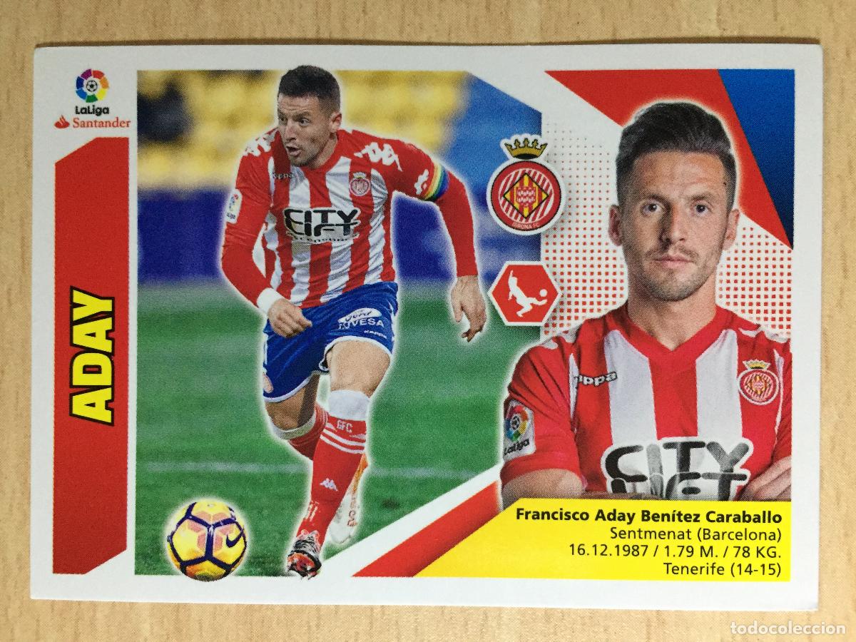 Cromos de f&uacute;tbol: 2017-2018 - 7 ADAY - GIRONA CF - ESTE - Foto 1