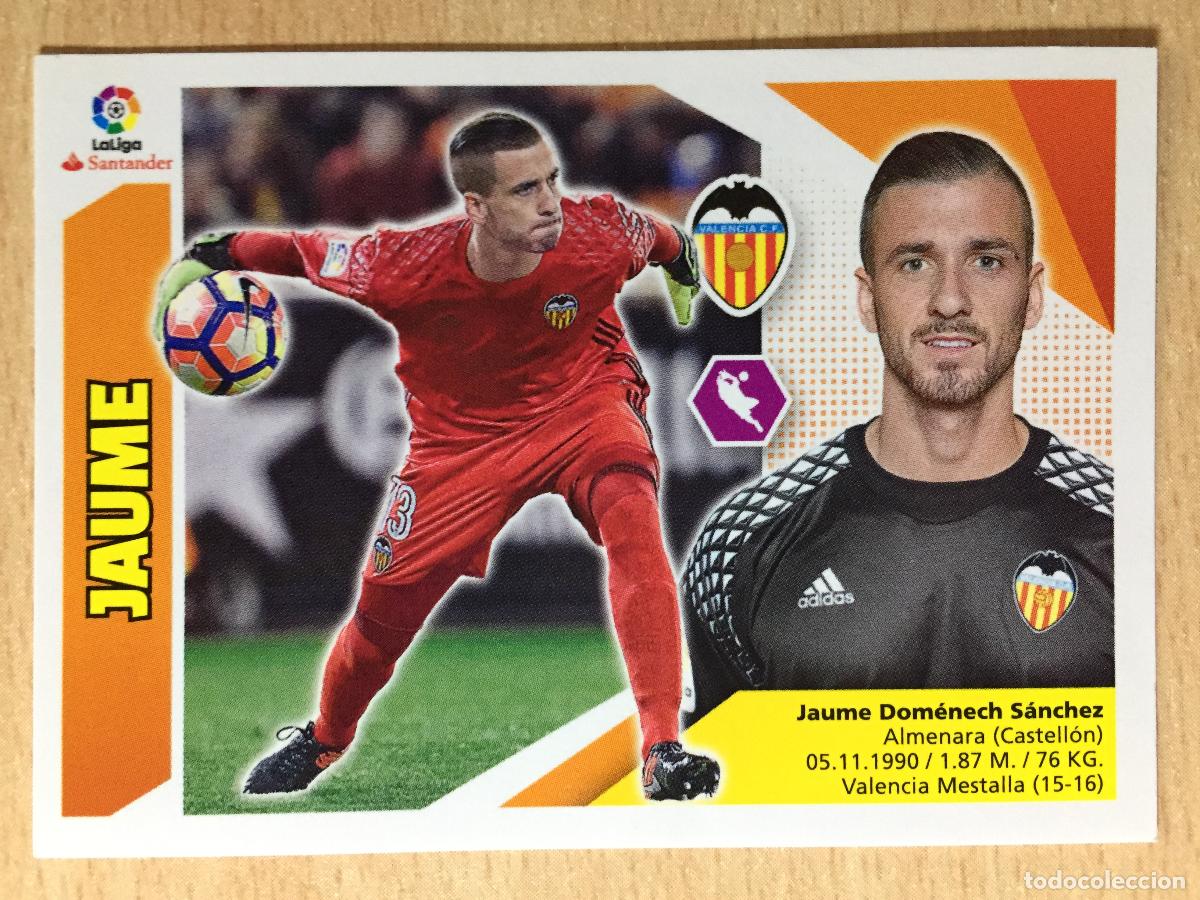 Cromos de f&uacute;tbol: 2017-2018 - 2 JAUME - VALENCIA CF - ESTE - Foto 1