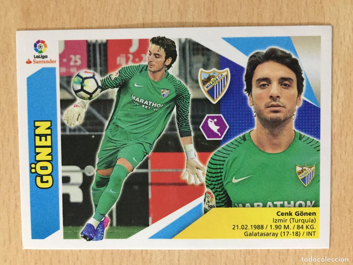Cromos de f&uacute;tbol: 2017-2018 - 2 GONEN - MALAGA CF - ESTE - Foto 1