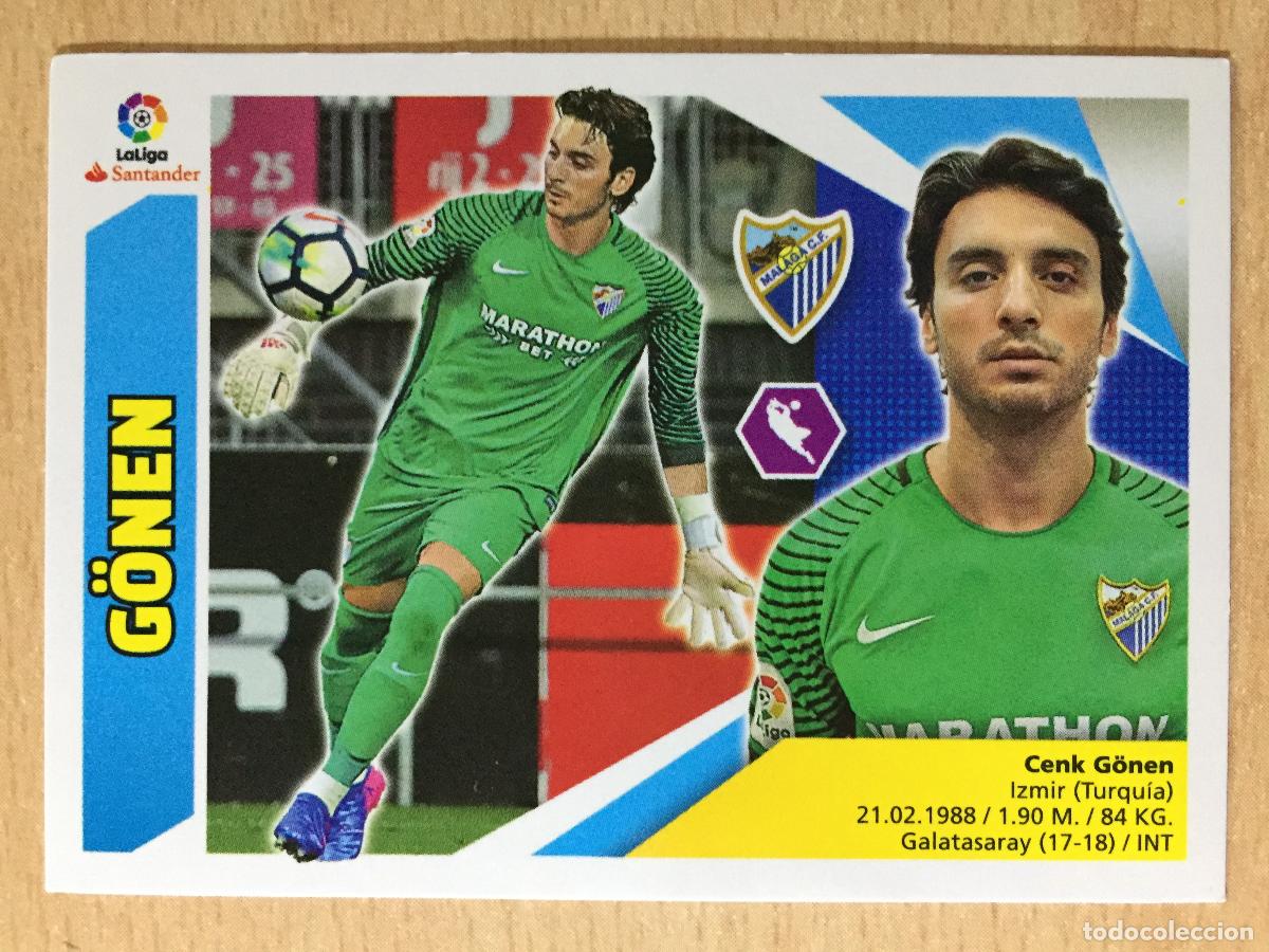 Cromos de f&uacute;tbol: 2017-2018 - 2 GONEN - MALAGA CF - ESTE - Foto 1