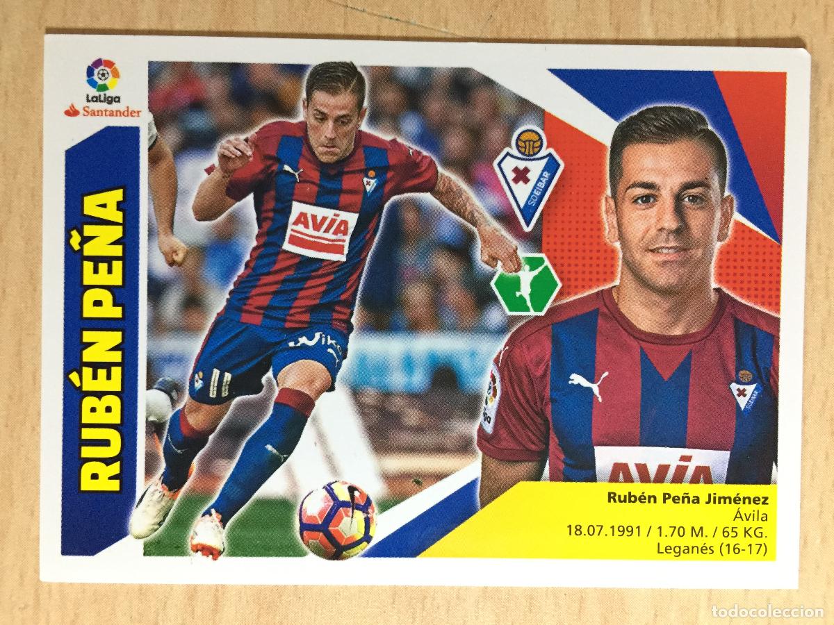 Cromos de f&uacute;tbol: 2017-2018 - 16 RUBEN PE&Ntilde;A - SD EIBAR - ESTE - Foto 1