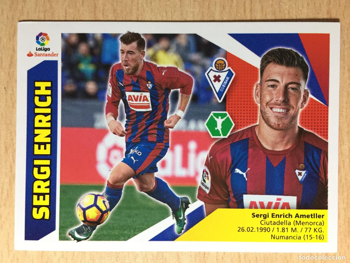 Cromos de f&uacute;tbol: 2017-2018 - 15 SERGI ENRICH - SD EIBAR - ESTE - Foto 1