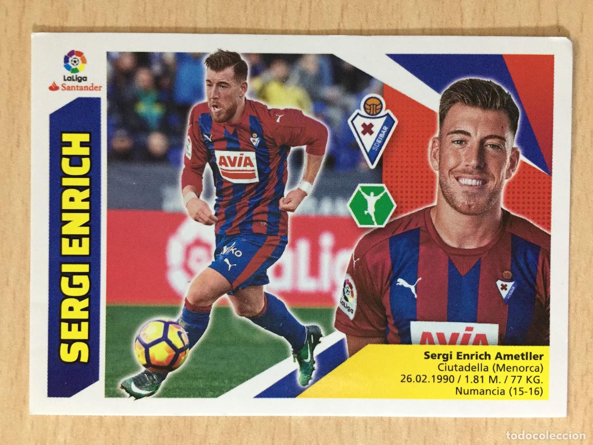 Cromos de f&uacute;tbol: 2017-2018 - 15 SERGI ENRICH - SD EIBAR - ESTE - Foto 1