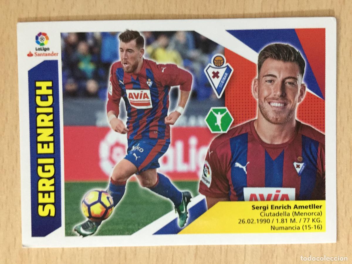 Cromos de f&uacute;tbol: 2017-2018 - 15 SERGI ENRICH - SD EIBAR - ESTE - Foto 1