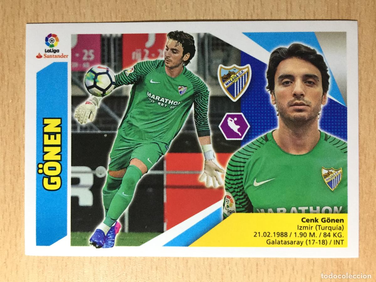 Cromos de f&uacute;tbol: 2017-2018 - 2 GONEN - MALAGA CF - ESTE - Foto 1
