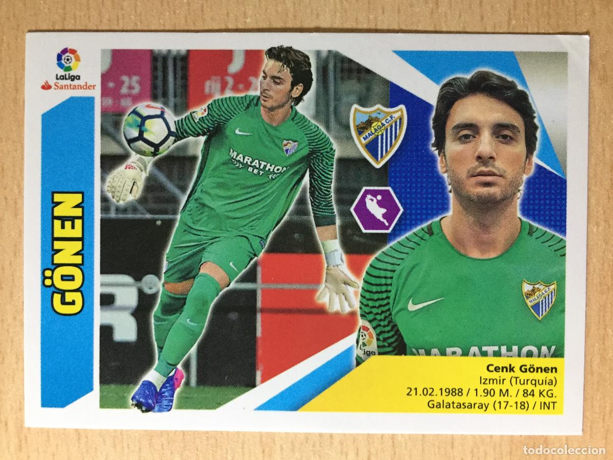 Cromos de f&uacute;tbol: 2017-2018 - 2 GONEN - MALAGA CF - ESTE - Foto 1