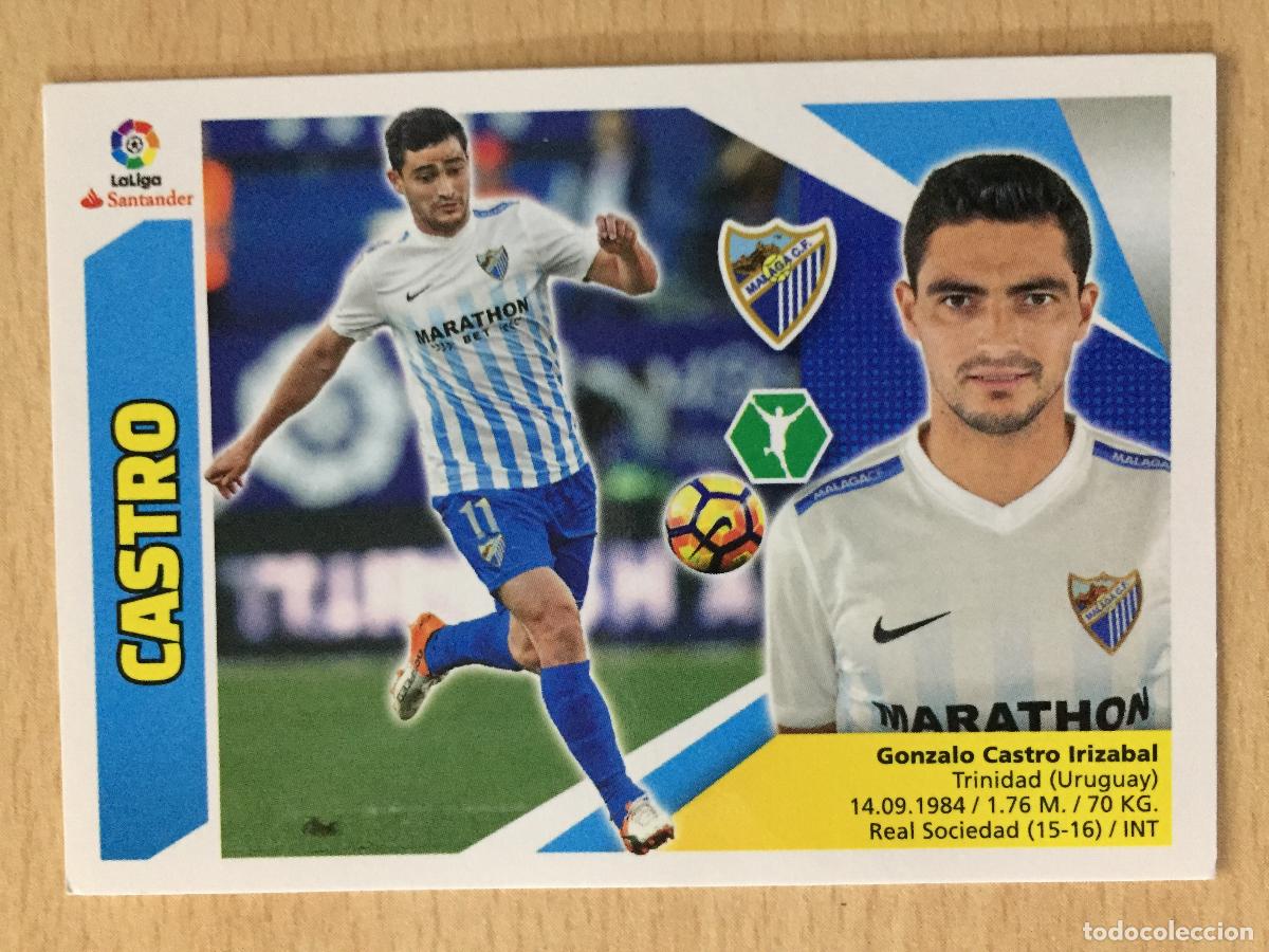 Cromos de f&uacute;tbol: 2017-2018 - 13B CASTRO - MALAGA CF - ESTE - Foto 1