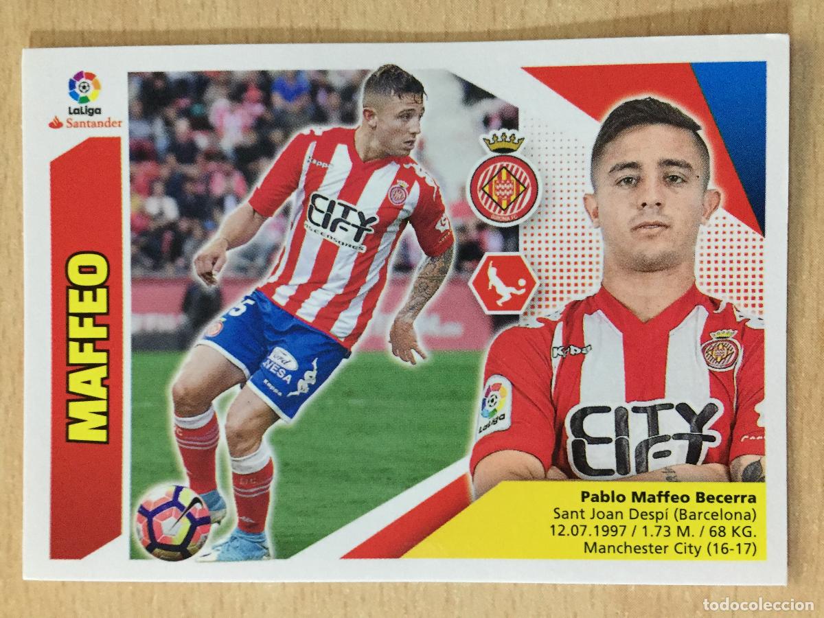 Cromos de f&uacute;tbol: 2017-2018 - 3 MAFFEO - GIRONA CF - ESTE - Foto 1
