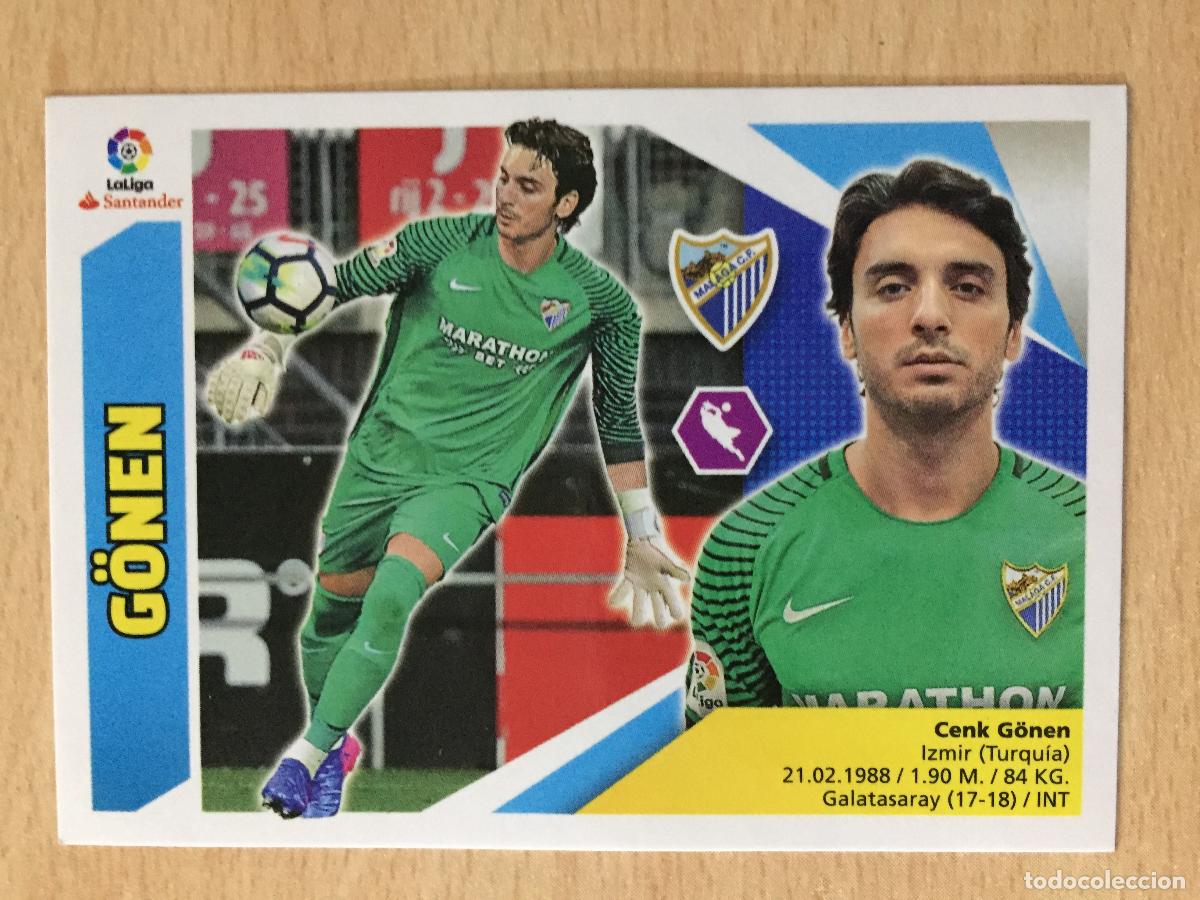 Cromos de f&uacute;tbol: 2017-2018 - 2 GONEN - MALAGA CF - ESTE - Foto 1