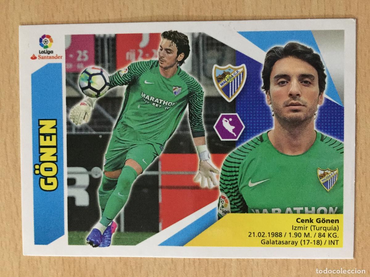 Cromos de f&uacute;tbol: 2017-2018 - 2 GONEN - MALAGA CF - ESTE - Foto 1