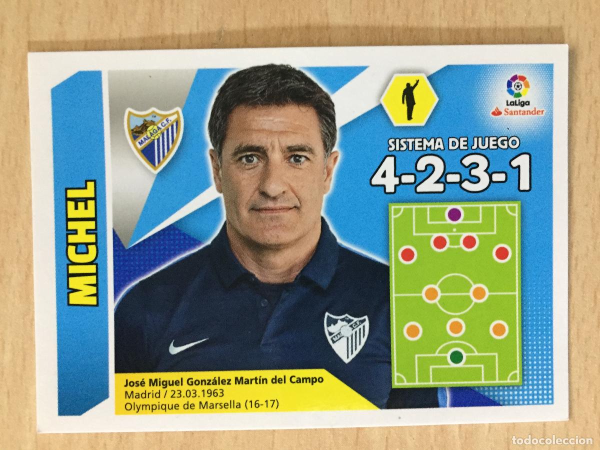 Cromos de f&uacute;tbol: 2017-2018 - 32 MICHEL - MALAGA CF - ESTE - Foto 1