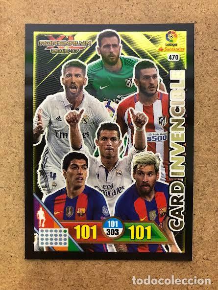 Cromos de f&uacute;tbol: CARD INVENCIBLE - 470 - 2016 2017 -ADRENALYN XL - PANINI - 16 17
