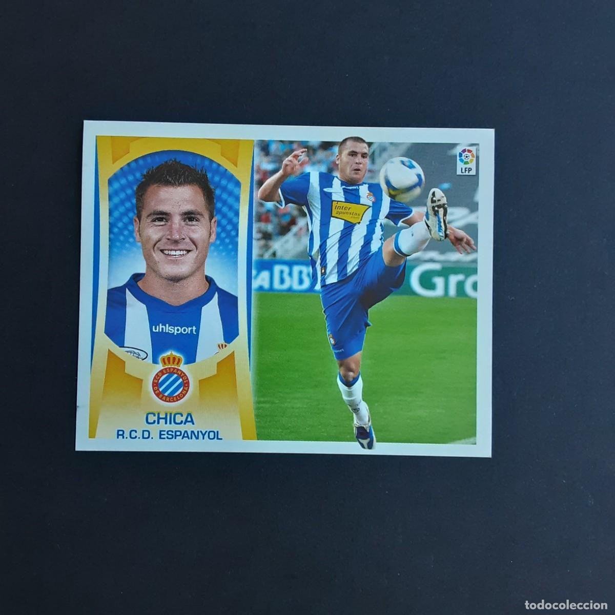Fu&szlig;ball-Sticker: CROMO LIGA 2009 2010 09 10 COLECCIONES ESTE PANINI N&ordm;3B CHICA-ESPANYOL NUNCA PEGADO