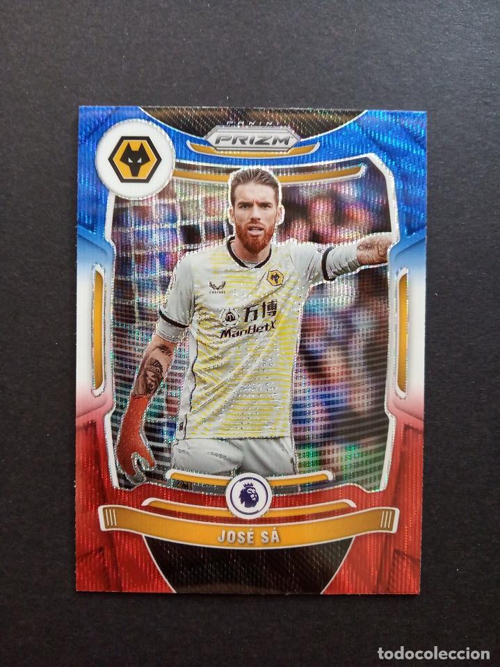 Cromos de Futebol: Red White Blue JOS&Eacute; S&Aacute; Wolverhampton PORTUGAL Panini PRIZM Premier League 2021 2022 21 22