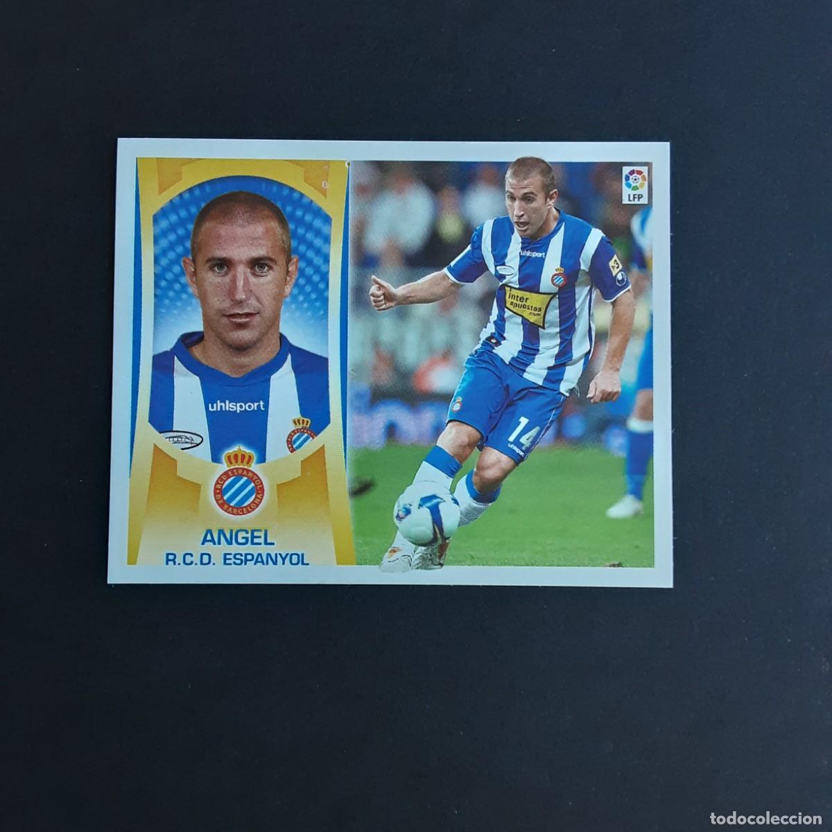 Cromos de f&uacute;tbol: CROMO LIGA 2009 2010 09 10 COLECCIONES ESTE PANINI N&ordm;9A ANGEL-ESPANYOL NUNCA PEGADO