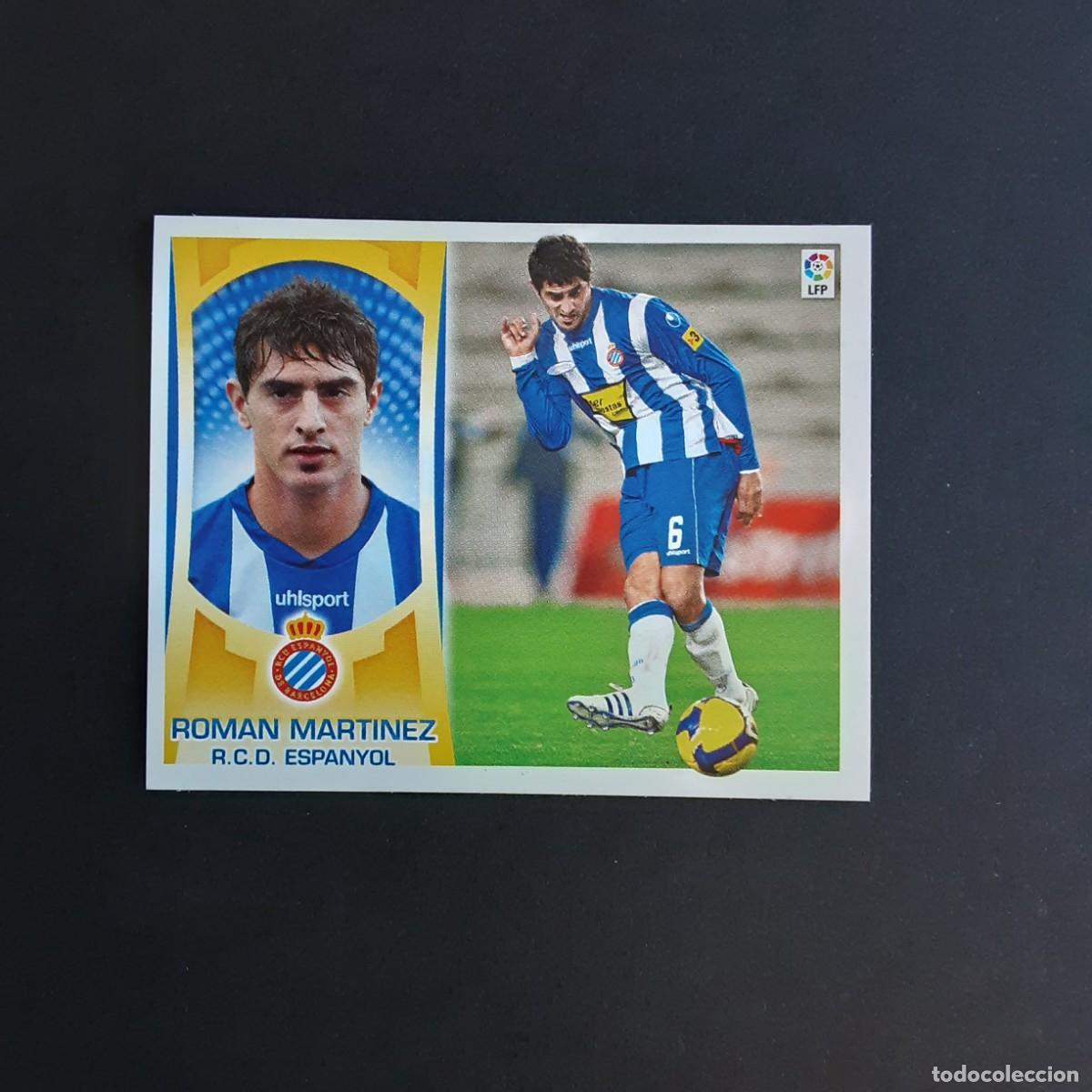 Cromos de f&uacute;tbol: CROMO LIGA 2009 2010 09 10 COLECCIONES ESTE PANINI N&ordm;11A ROMAN MARTINEZ-ESPANYOL NUNCA PEGADO