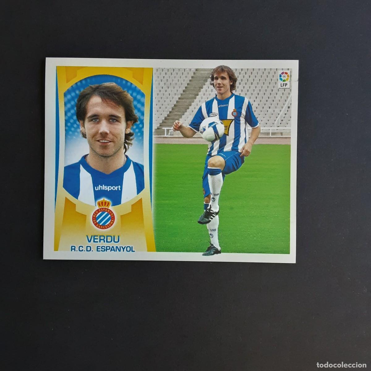 Cromos de f&uacute;tbol: CROMO LIGA 2009 2010 09 10 COLECCIONES ESTE PANINI N&ordm;12 VERDU-ESPANYOL NUNCA PEGADO
