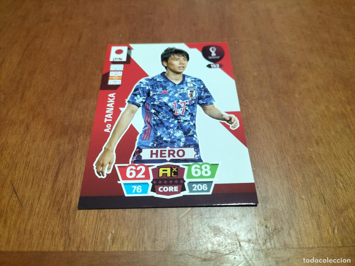 Cromos de f&uacute;tbol: 152 AO TANAKA. ADRENALYN XL FIFA WORD CUP 2022. QATAR. PANINI. CROMO. COMO NUEVA