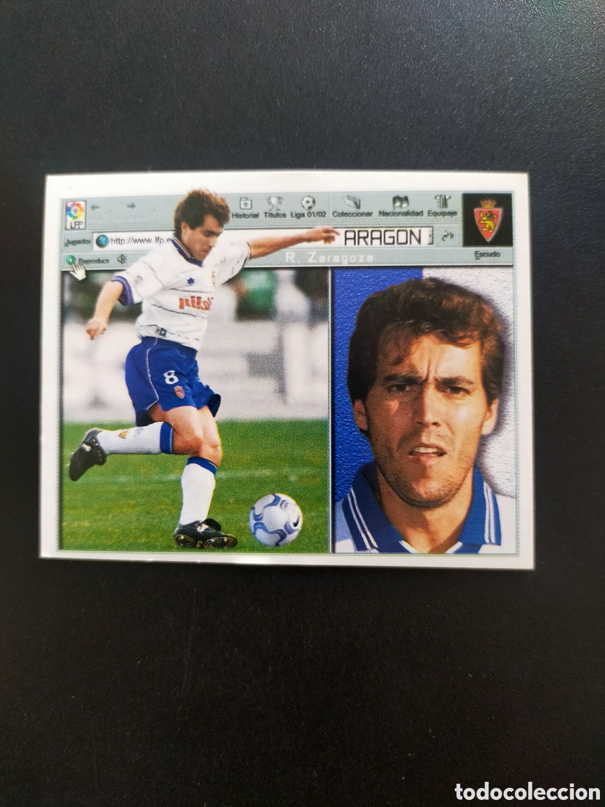 Figurine di Calcio: 2001 2002 01 02 ESTE CROMO NUNCA PEGADO EN BUEN ESTADO ZARAGOZA ARAGON