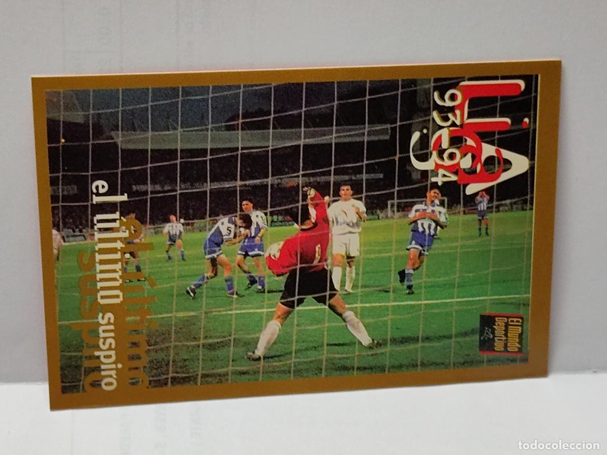 Cromos de Futebol: Cromo EL MUNDO DEPORTIVO 1995 - &Aacute;LBUM DE ORO DEL BAR&Ccedil;A- 93/94 LIGA EN EL &Uacute;LTIMO SUSPIRO