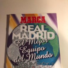 Cromos de Fútbol: REAL MADRID EL MEJOR EQUIPO DEL MUNDO, MARCA ALBUM DE CROMOS , INCOMPLETO. Lote 389996764