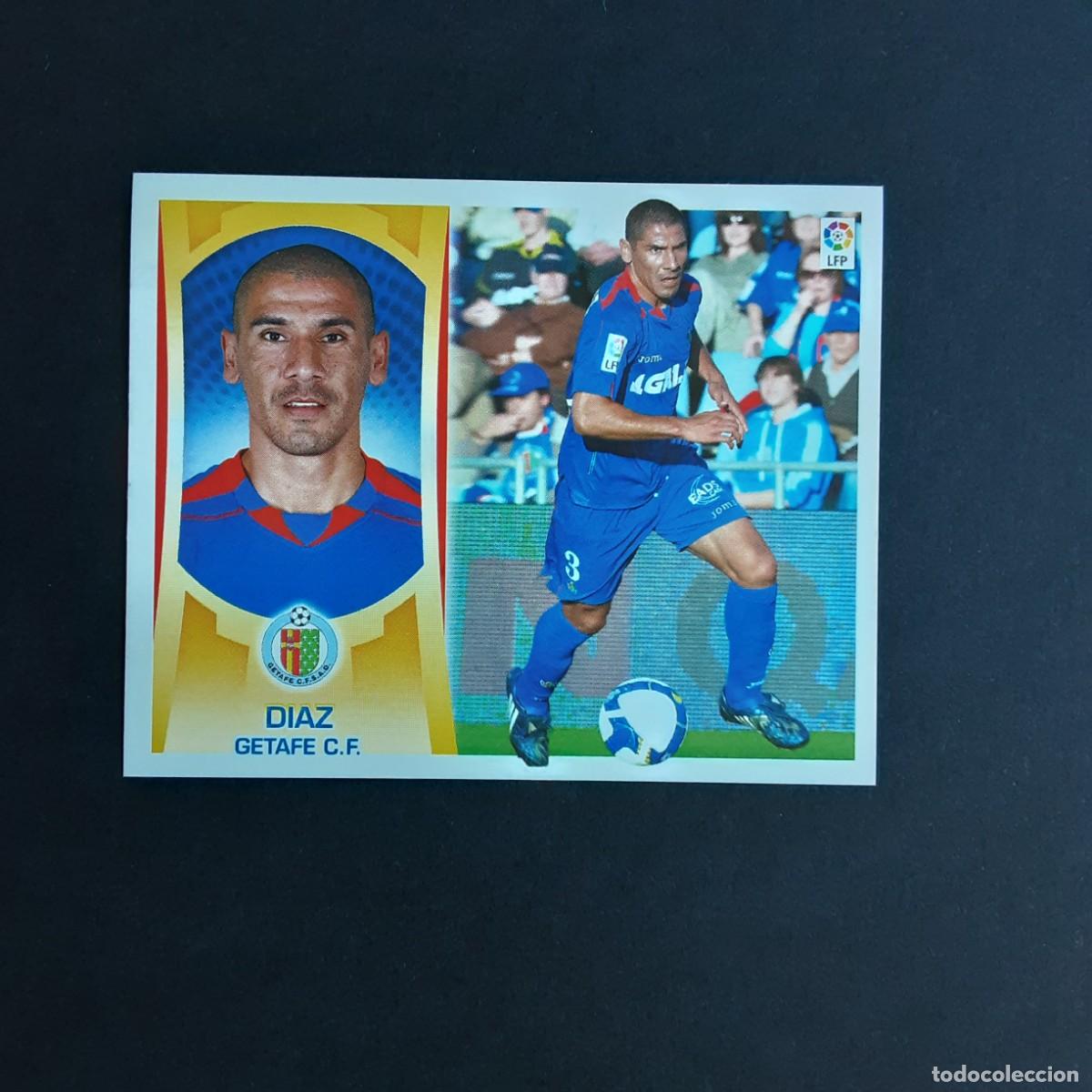 Fu&szlig;ball-Sticker: CROMO LIGA 2009 2010 09 10 COLECCIONES ESTE PANINI N&ordm;6 DIAZ-GETAFE NUNCA PEGADO