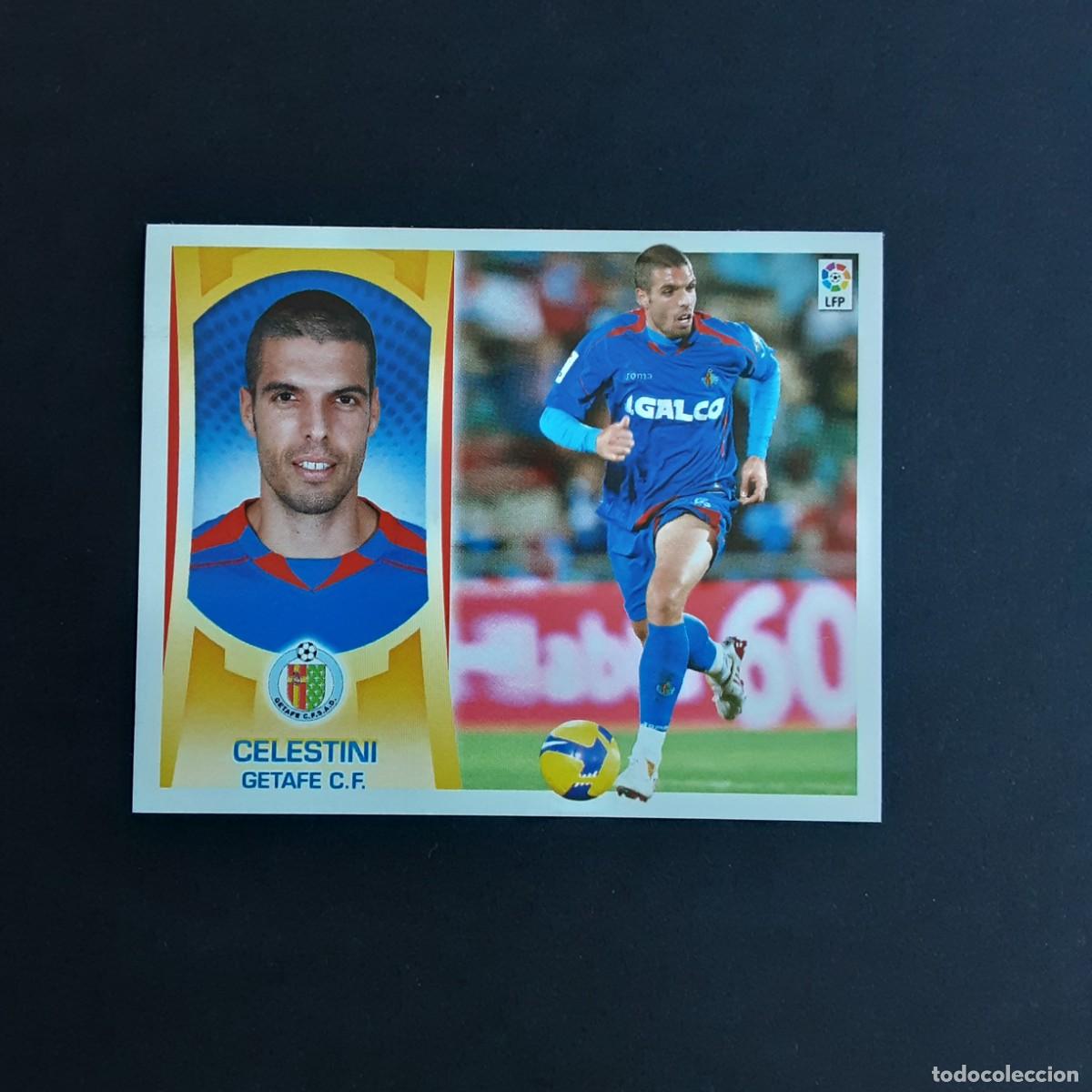 Fu&szlig;ball-Sticker: CROMO LIGA 2009 2010 09 10 COLECCIONES ESTE PANINI N&ordm;12 CELESTINI-GETAFE NUNCA PEGADO