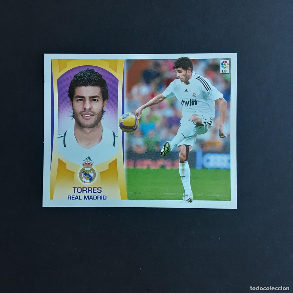 Cromos de f&uacute;tbol: CROMO LIGA 2009 2010 09 10 COLECCIONES ESTE PANINI N&ordm;6A TORRES-REAL MADRID NUNCA PEGADO