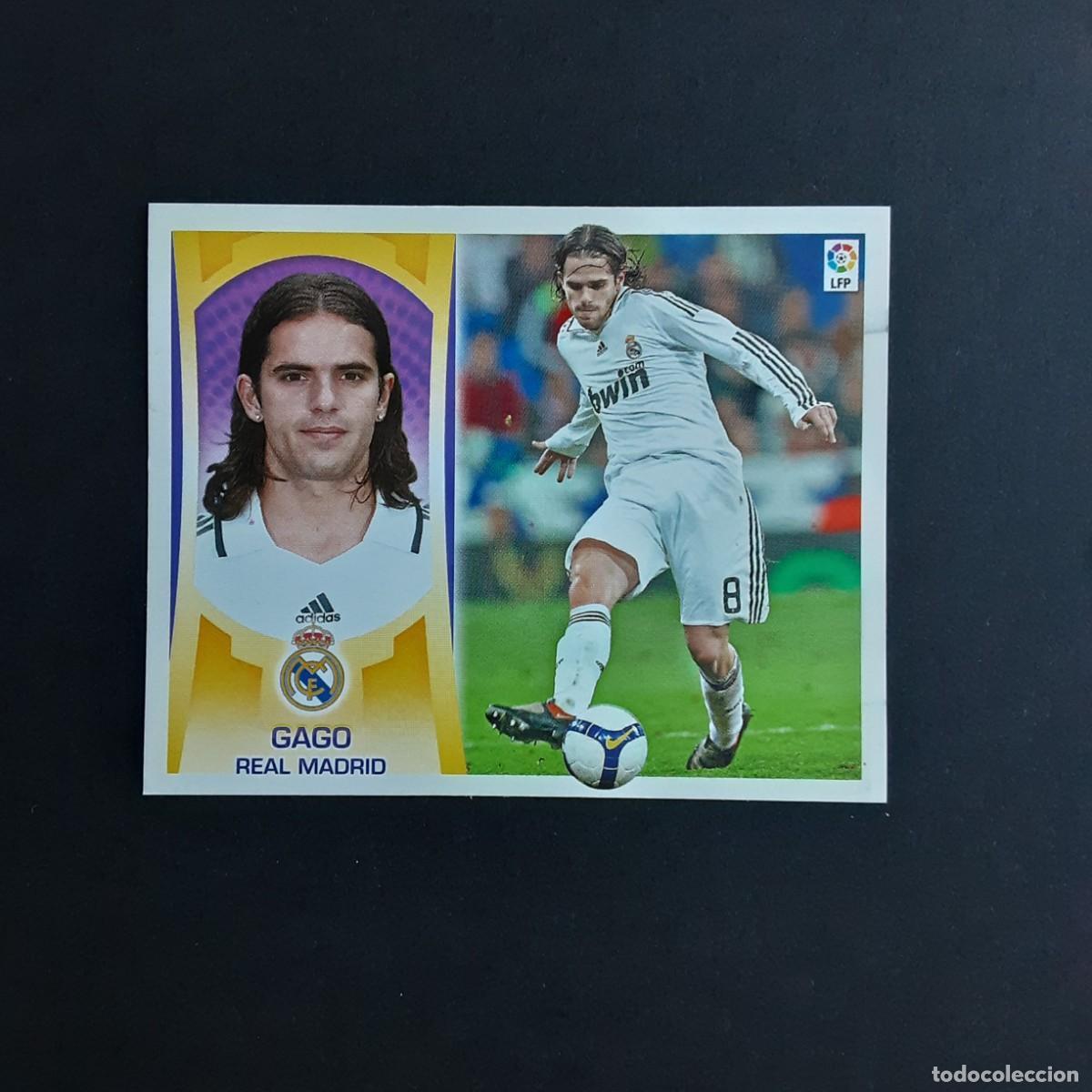 Cromos de f&uacute;tbol: CROMO LIGA 2009 2010 09 10 COLECCIONES ESTE PANINI N&ordm;9A GAGO-REAL MADRID NUNCA PEGADO