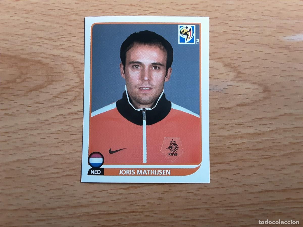 Cromos de F&uacute;tbol: CROMO FUTBOL MUNDIAL 2010 PANINI 338.MATHIJSEN-HOLANDA-NUNCA PEGADO