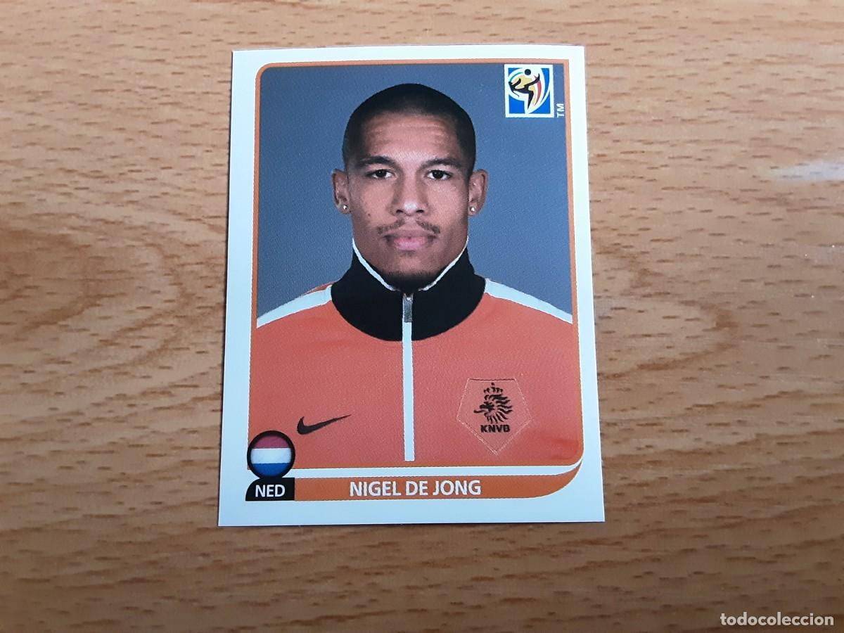 Fu&szlig;ball-Sticker: CROMO FUTBOL MUNDIAL 2010 PANINI 343.DE JONG-HOLANDA-NUNCA PEGADO