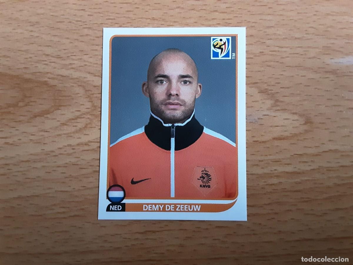 Cromos de F&uacute;tbol: CROMO FUTBOL MUNDIAL 2010 PANINI 344.DE ZEEUW-HOLANDA-NUNCA PEGADO