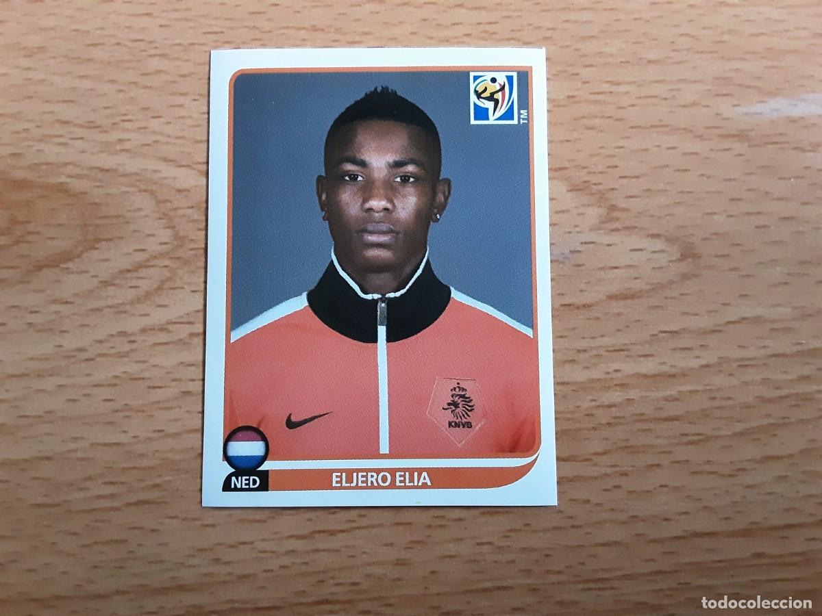 Cromos de f&uacute;tbol: CROMO FUTBOL MUNDIAL 2010 PANINI 349.ELIA-HOLANDA-NUNCA PEGADO