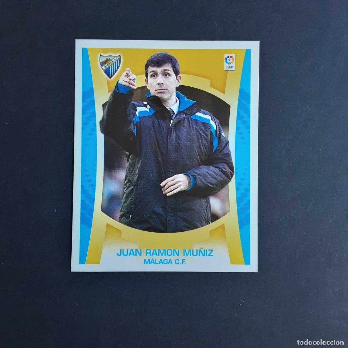 Fu&szlig;ball-Sticker: CROMO LIGA 2009 2010 09 10 COLECCIONES ESTE PANINI ENTRENADOR-MALAGA NUNCA PEGADO