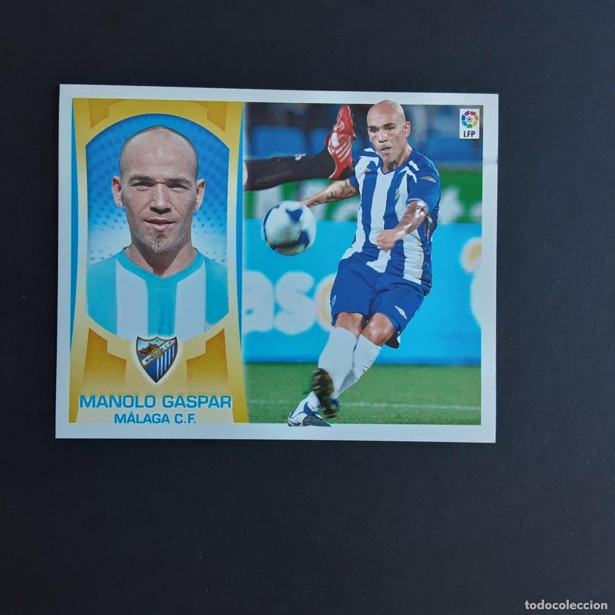 Figurine di Calcio: CROMO LIGA 2009 2010 09 10 COLECCIONES ESTE PANINI N&ordm;4 MANOLO GASPAR-MALAGA NUNCA PEGADO